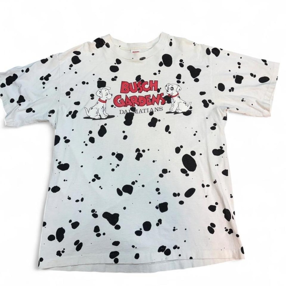 Vintage 90s Busch Gardens "101 Dalmatians" AOP Size XL